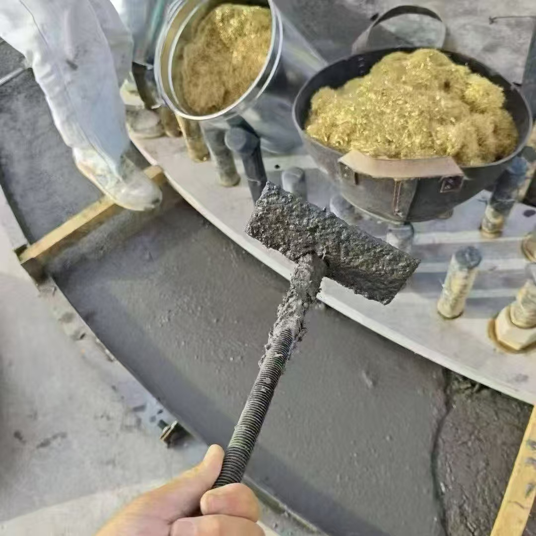 润州C120钢纤维高强无收灌浆料 轧机压缩机汽轮机发电机锻压设备底座灌浆材料